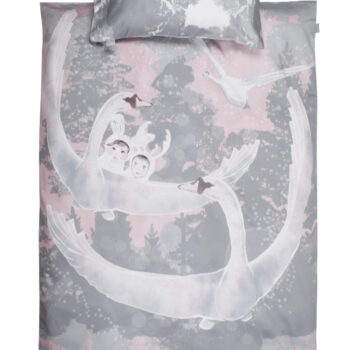 Laste voodipesu komplekt Luiged roosas