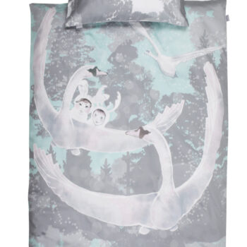 Laste voodipesu komplekt Luiged sinises