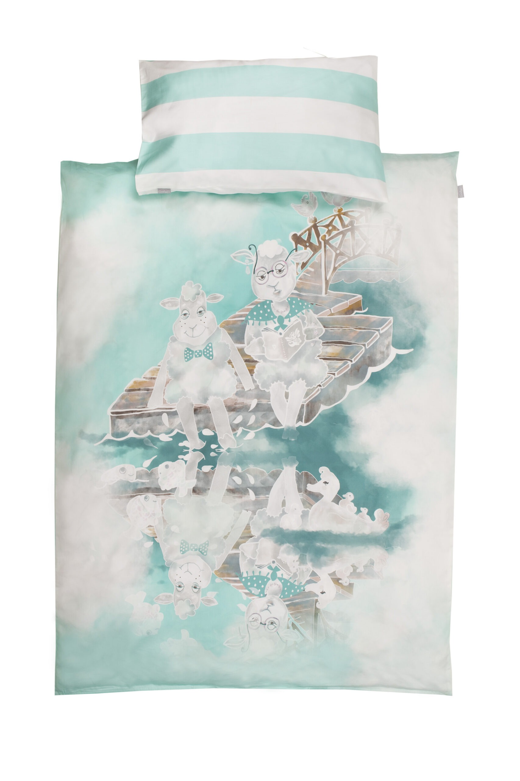 Pikkulasten vuodevaatesetti Joen rannalla 4 1 Laste voodipesu Jõe ääres 4